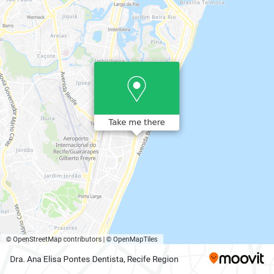 Dra. Ana Elisa Pontes Dentista map