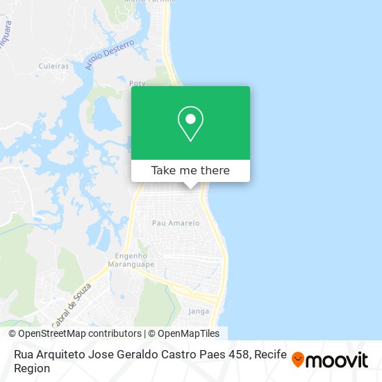 Rua Arquiteto Jose Geraldo Castro Paes 458 map