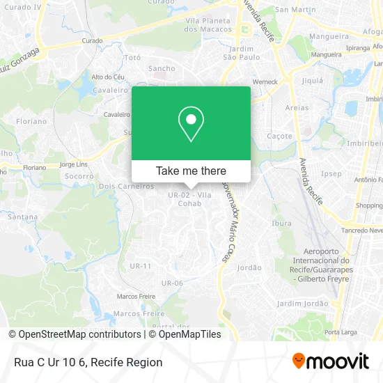 Rua C Ur 10 6 map