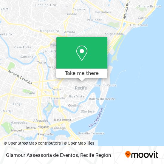 Glamour Assessoria de Eventos map