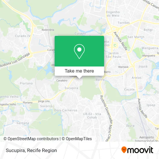 Sucupira map