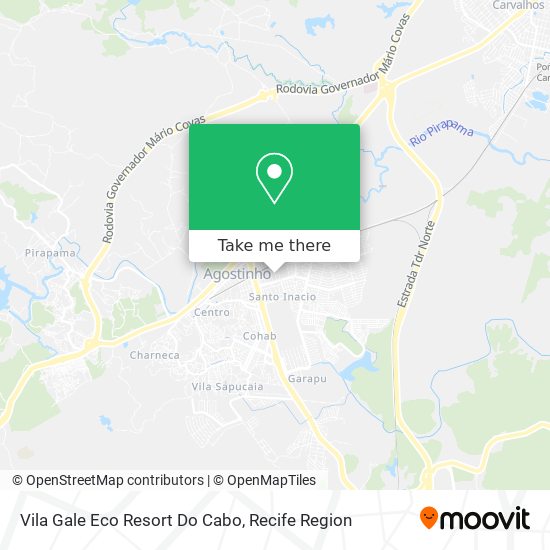 Vila Gale Eco Resort Do Cabo map