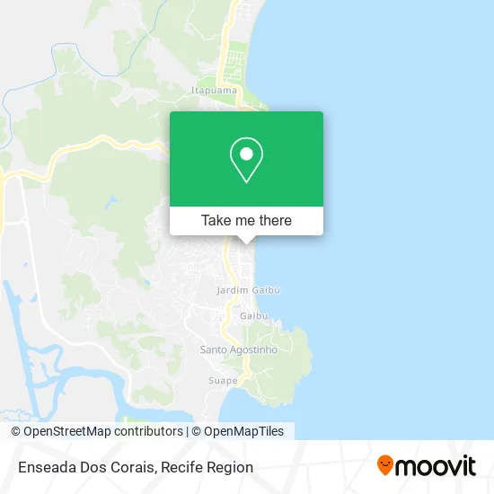 Enseada Dos Corais map