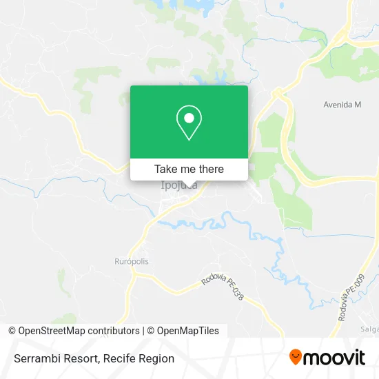 Serrambi Resort map