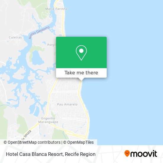 Hotel Casa Blanca Resort map