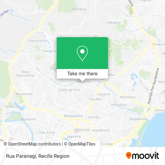 Rua Paranagi map