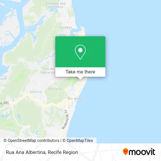 Rua Ana Albertina map