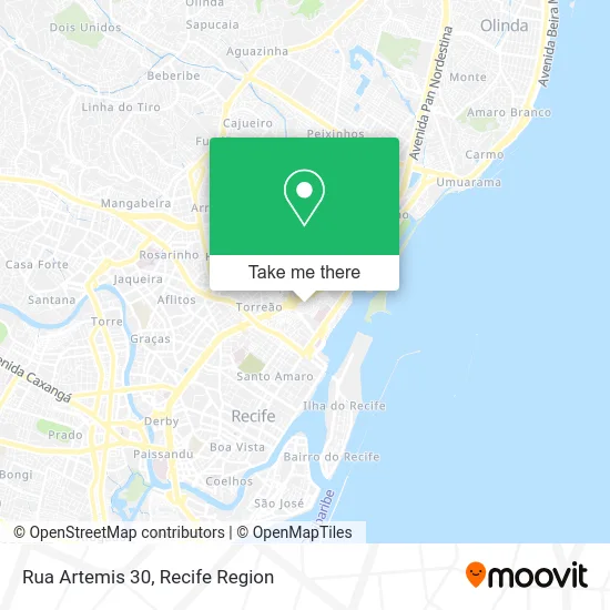 Rua Artemis 30 map