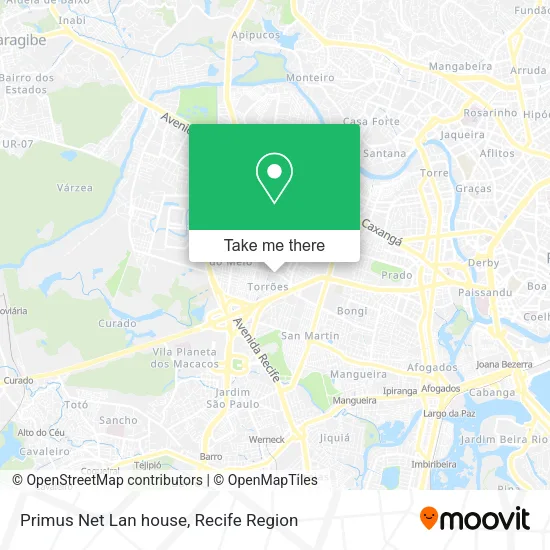 Primus Net Lan house map