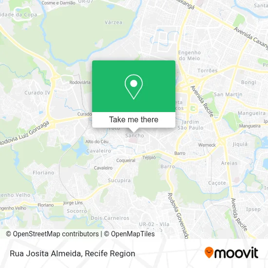 Rua Josita Almeida map