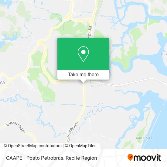 CAAPE - Posto Petrobras map