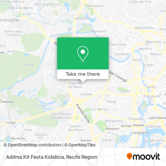Adilma Kit Festa Kidelicia map