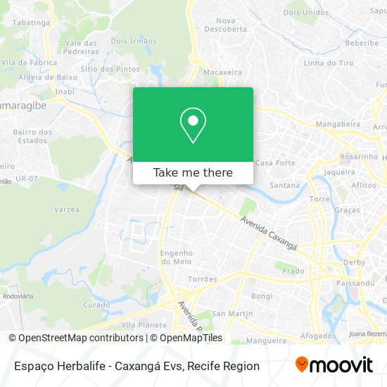 Espaço Herbalife - Caxangá Evs map