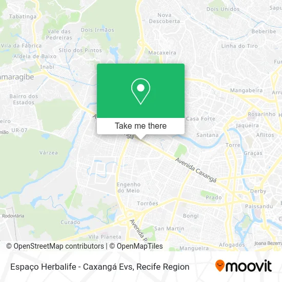 Espaço Herbalife - Caxangá Evs map