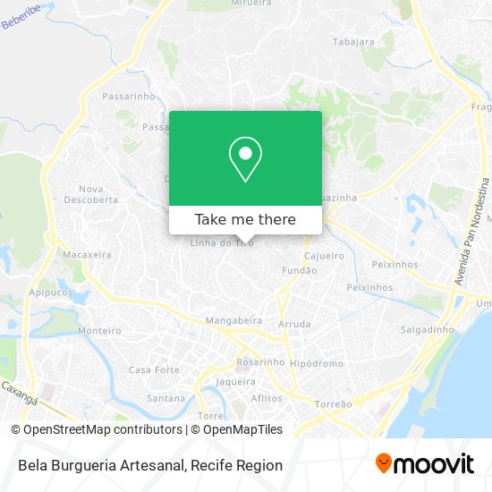Bela Burgueria Artesanal map