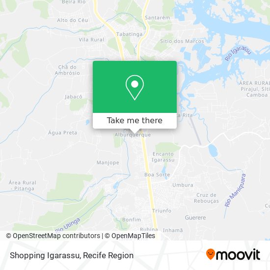 Mapa Shopping Igarassu