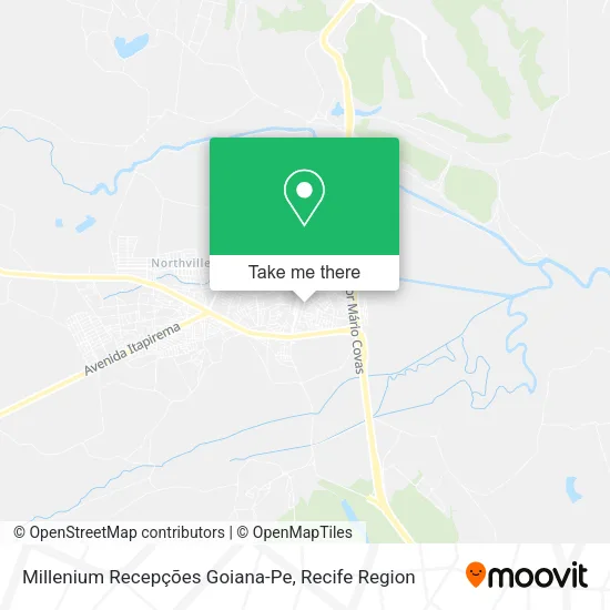 Millenium Recepções Goiana-Pe map