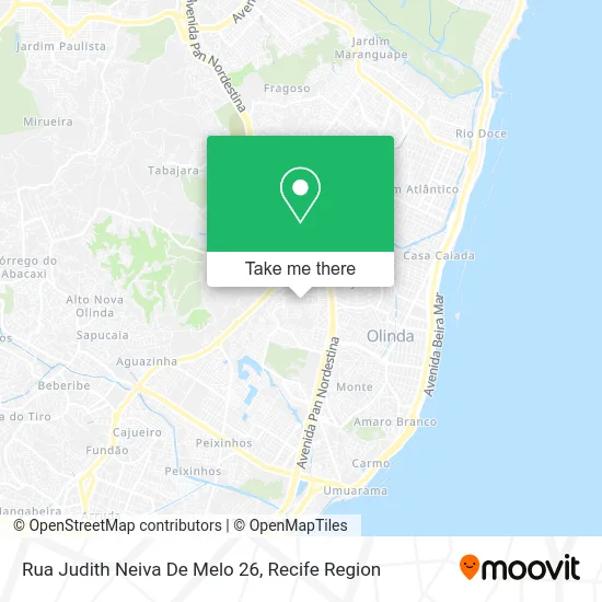 Rua Judith Neiva De Melo 26 map