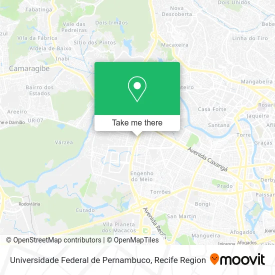 Universidade Federal de Pernambuco map