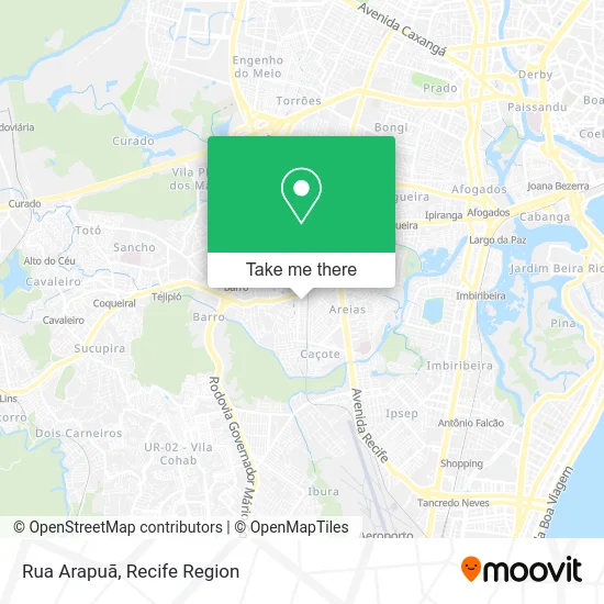Rua Arapuã map