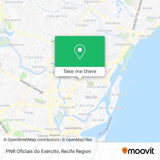 PNR Oficiais do Exército map