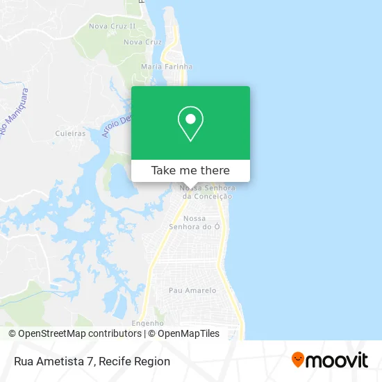 Rua Ametista 7 map