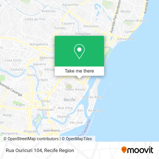 Rua Ouricuri 104 map