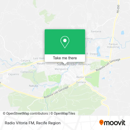 Radio Vitoria FM map