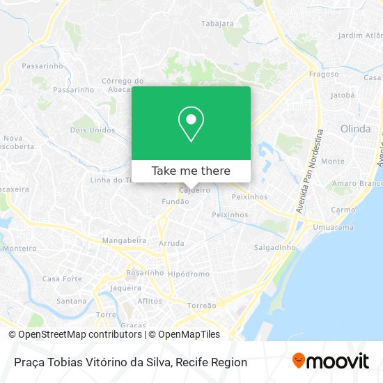 Praça Tobias Vitórino da Silva map