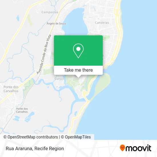 Rua Araruna map