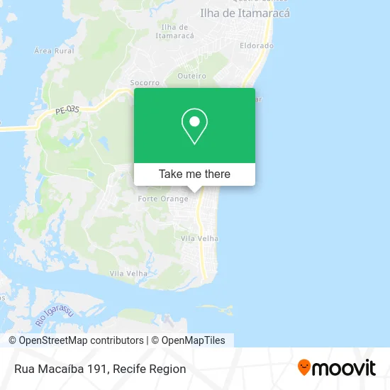 Rua Macaíba 191 map