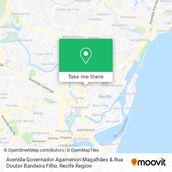 Avenida Governador Agamenon Magalhães & Rua Doutor Bandeira Filho map