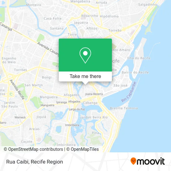 Rua Caibi map