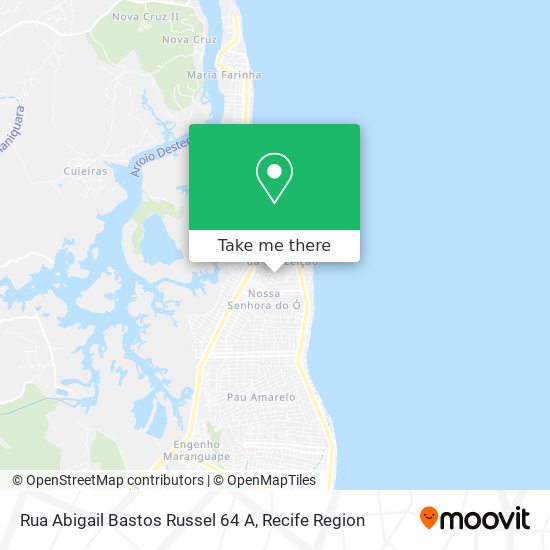 Rua Abigail Bastos Russel 64 A map