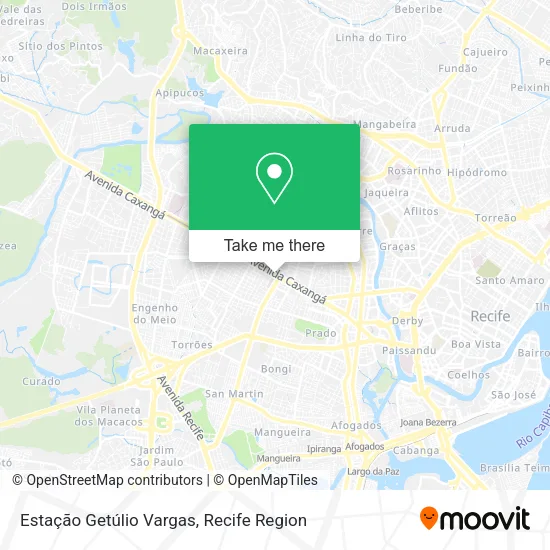 Estação Getúlio Vargas map