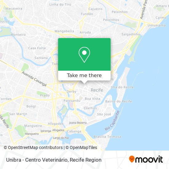 Unibra - Centro Veterinário map