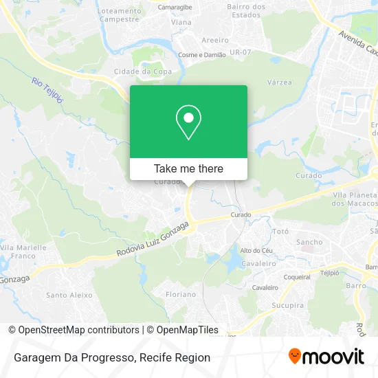 Garagem Da Progresso map
