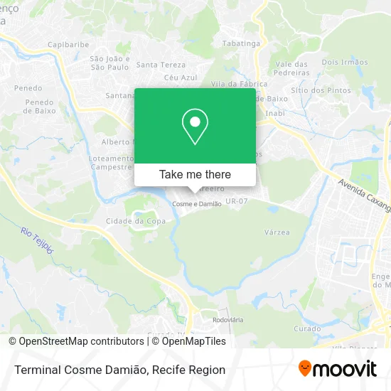 Terminal Cosme Damião map
