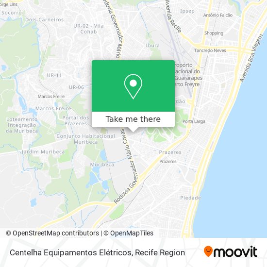 Centelha Equipamentos Elétricos map