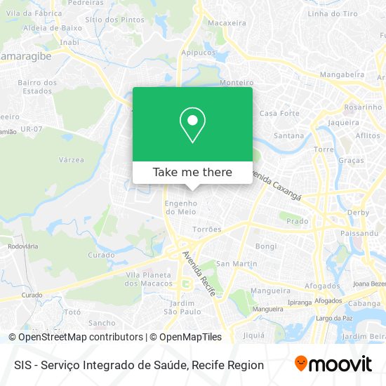 SIS - Serviço Integrado de Saúde map