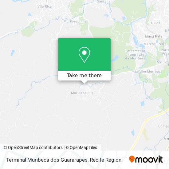 Terminal Muribeca dos Guararapes map