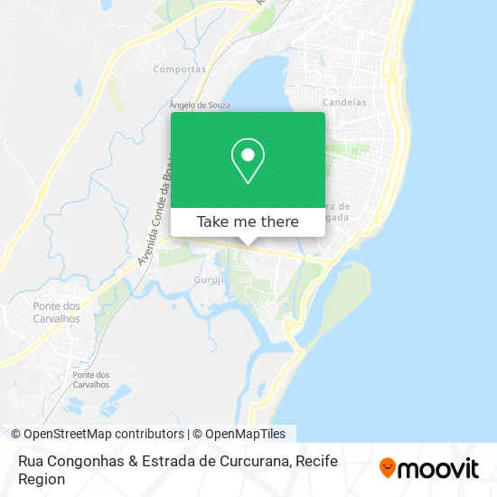 Rua Congonhas & Estrada de Curcurana map