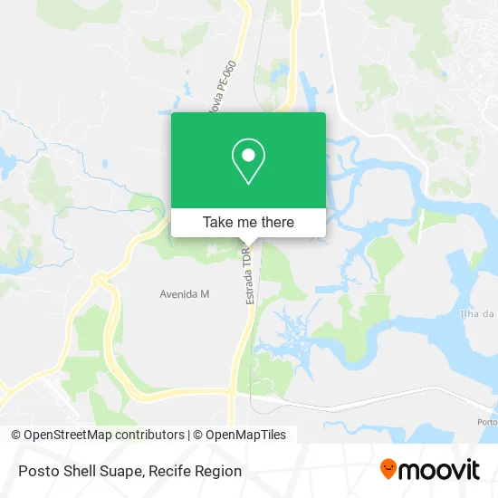 Posto Shell Suape map