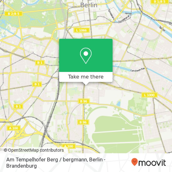 Am Tempelhofer Berg / bergmann, Kreuzberg, 10965 Berlin map