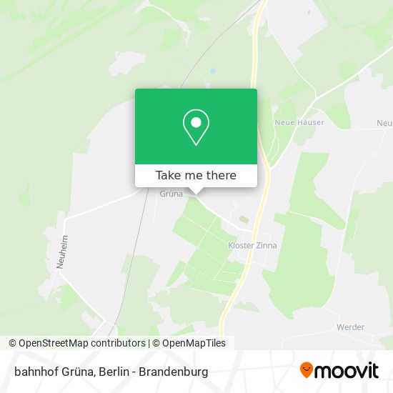 bahnhof Grüna map