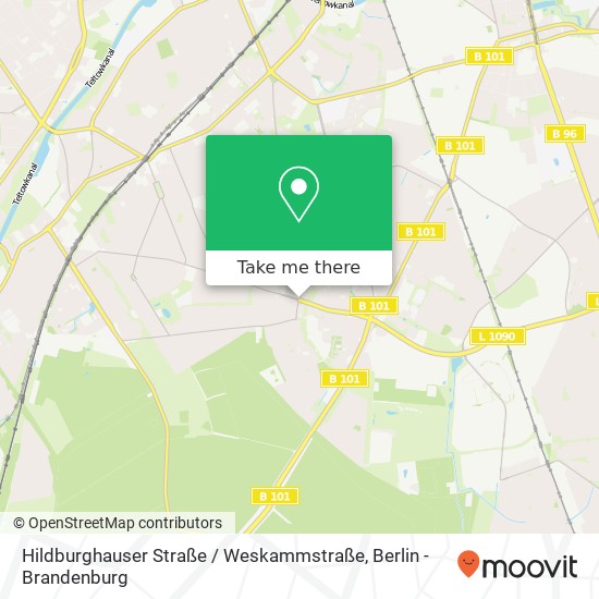 Hildburghauser Straße / Weskammstraße, Marienfelde, 12279 Berlin map