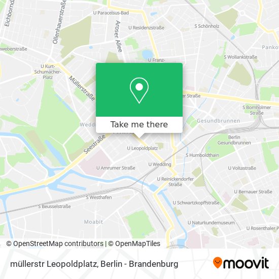 müllerstr Leopoldplatz map