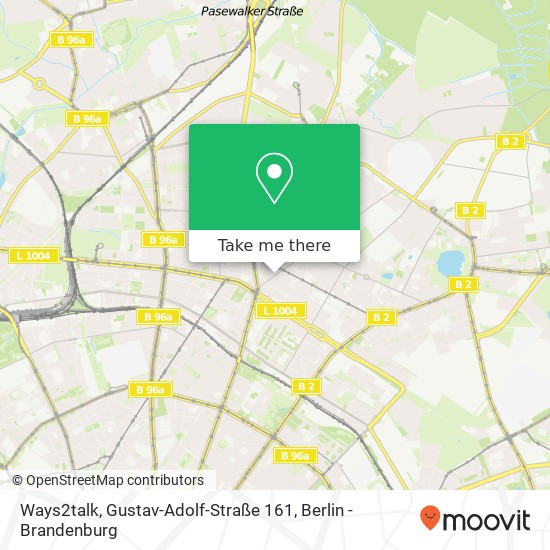 Карта Ways2talk, Gustav-Adolf-Straße 161
