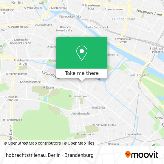 Карта hobrechtstr lenau