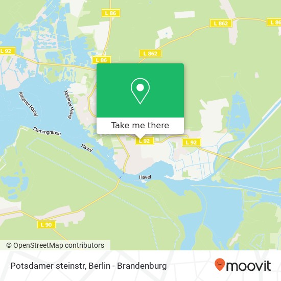 Potsdamer steinstr, 14669 Ketzin / Havel map